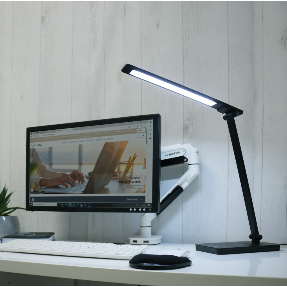 Lampe, Mobiliar, Tabelle, Schreibtisch, Computer