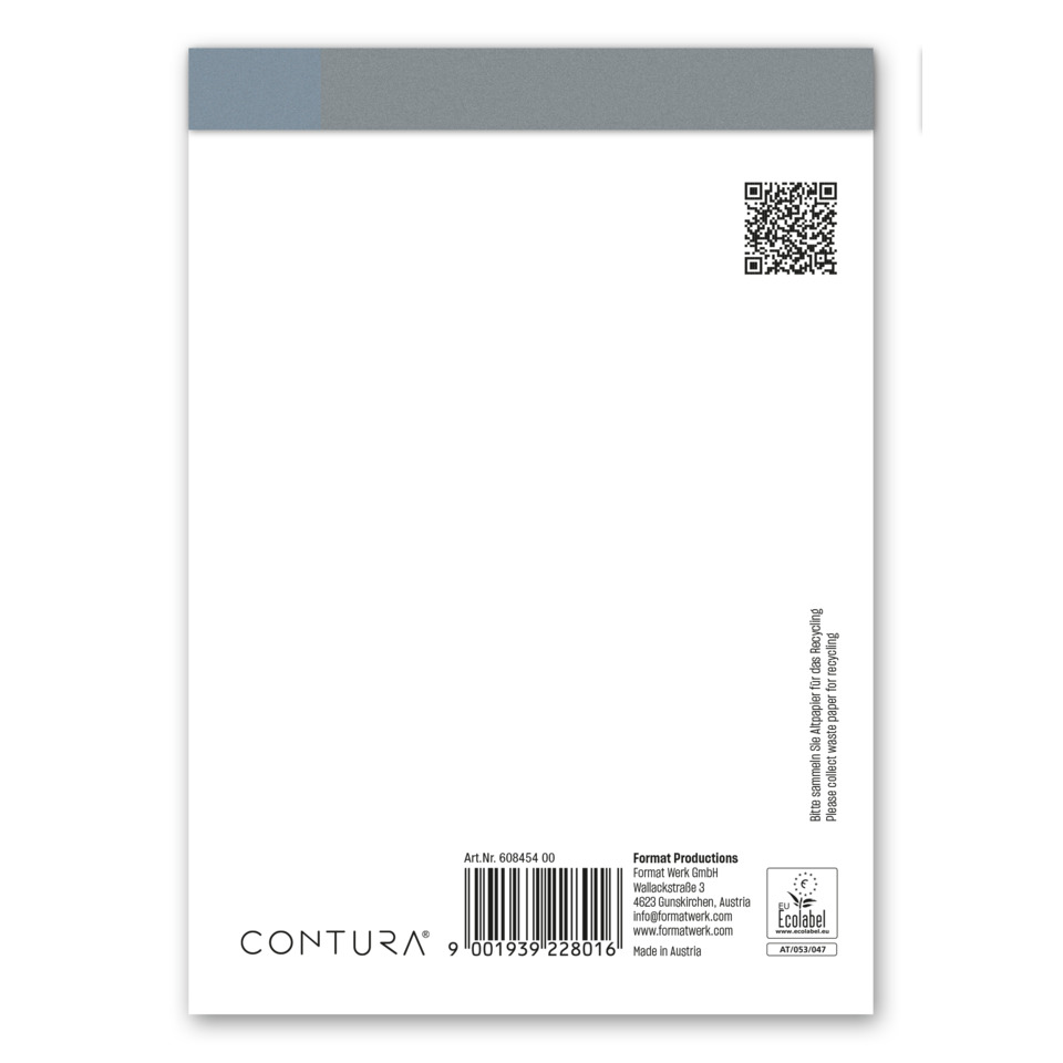 blankes Blatt, weißes Papier, Barcode, QR-Code, Format Productions