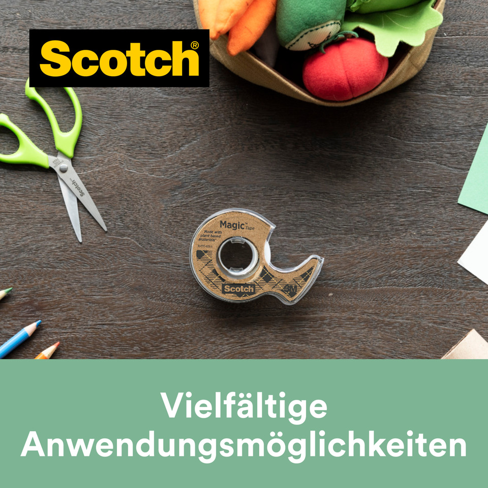 Klebeband, Scotch, Scotch Magic Tape, Abroller, Schere