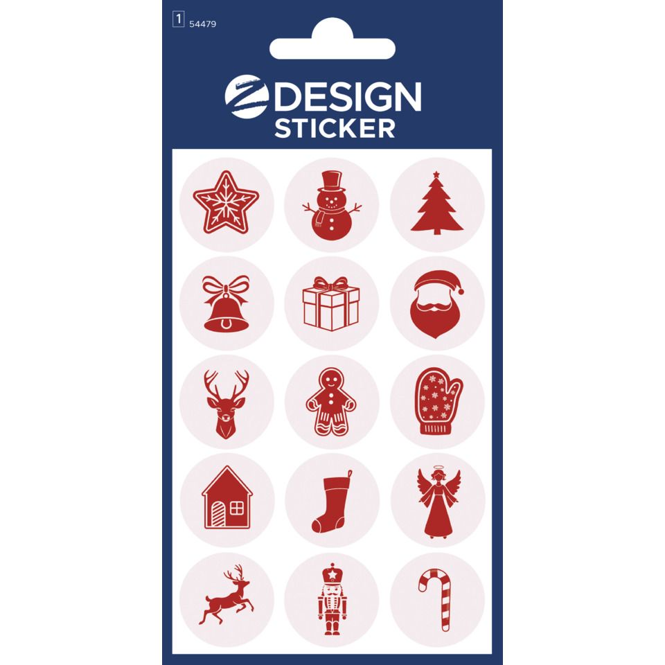 stickers, xmas icons, red icons, round stickers, holiday symbols