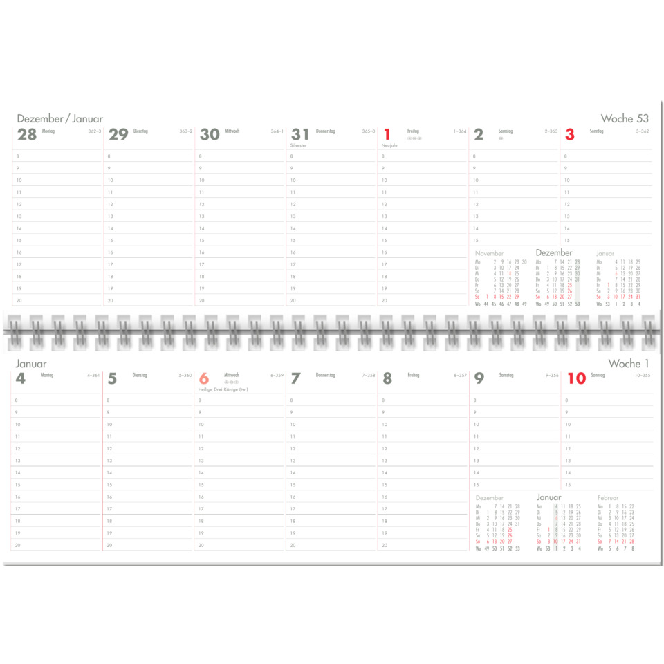 Wandkalender, Monatskalender, Layout, Kalenderseite, Jahreskalender