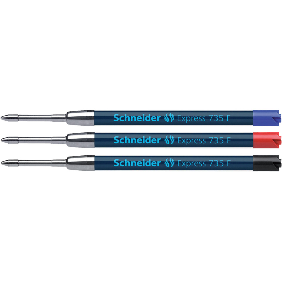Mehrzweckspitze, Elektronikspitze, Stiftspitze, Dreispitzen-Set, Schneider Express 735 F