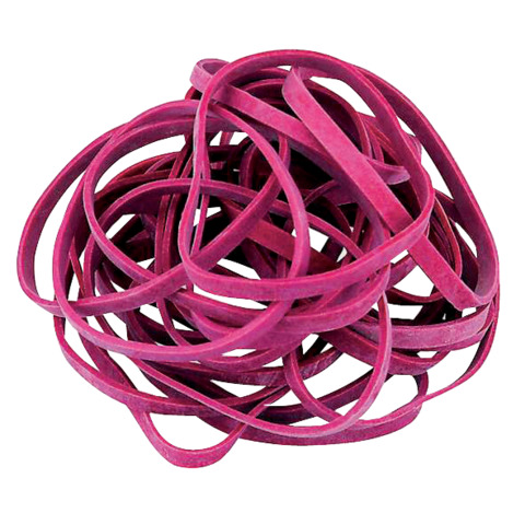 Gummiband, 100x5mm, 1kg, rot WIHEDÜ 515.233