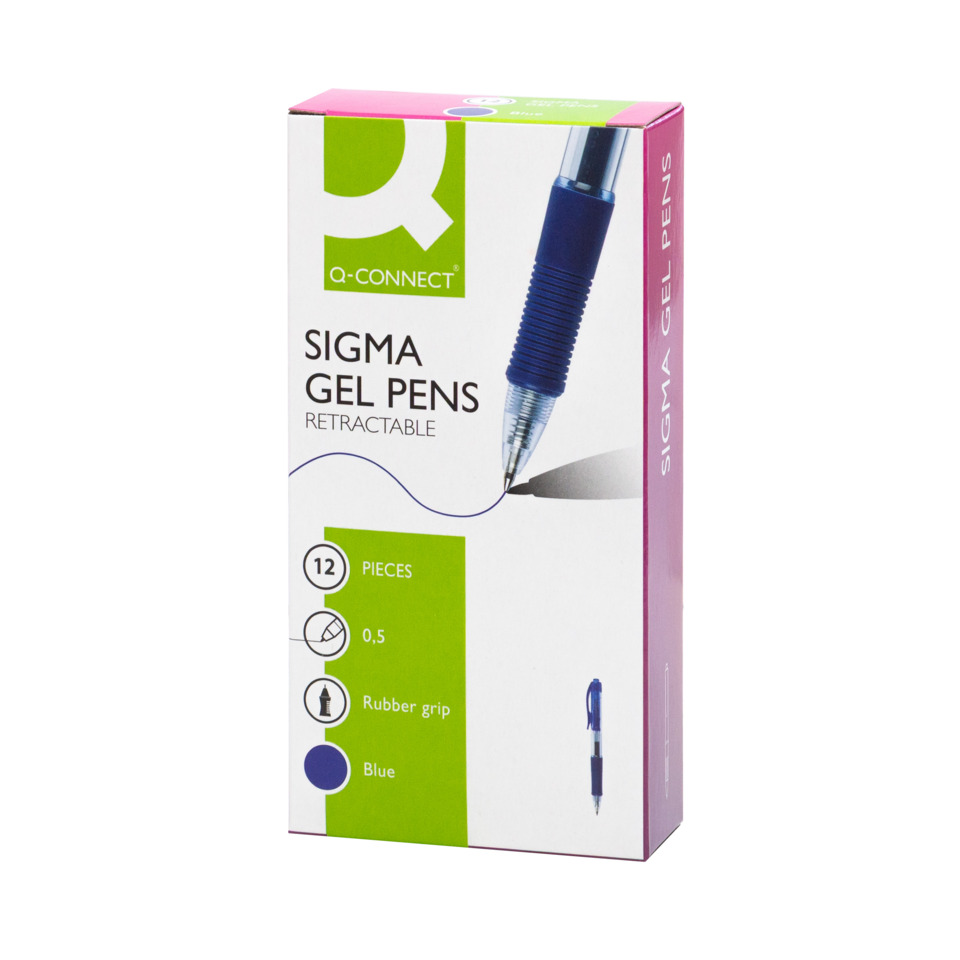Gelkugeln, Sigma, Gelstifte, 12 Stück, Blau