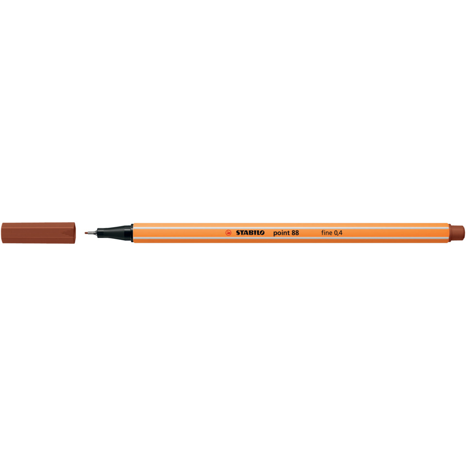 Marker, Permanent, Orange, Feinspitze, Stift