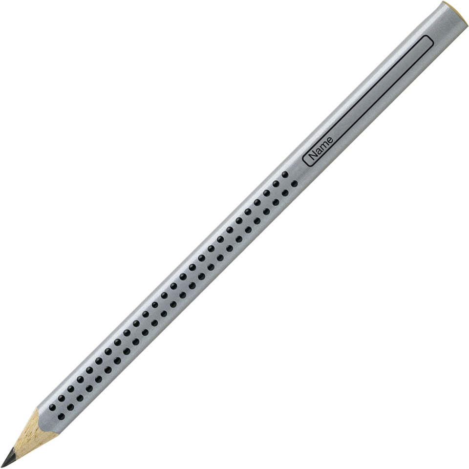 Stift, Bleistift, Silberfarbener Stift, Löcher für Belüftung?, Schlanker Bleistift