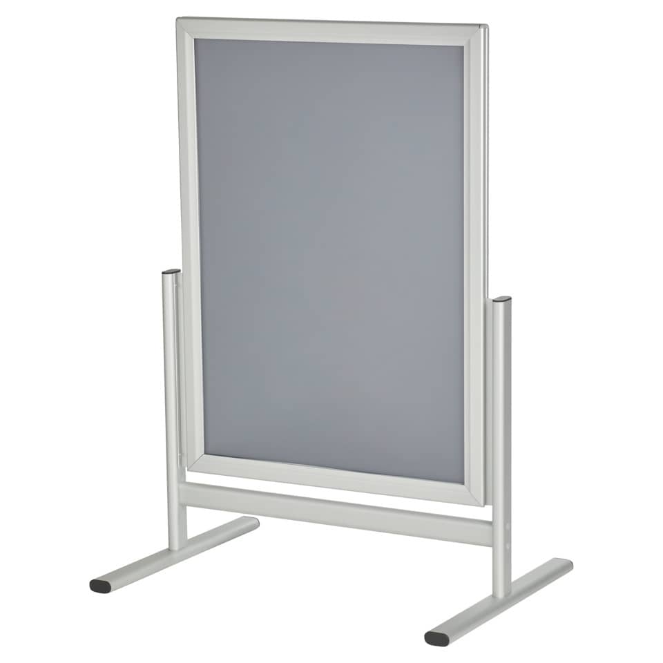 pinboard, display board, frame, silber, paneel