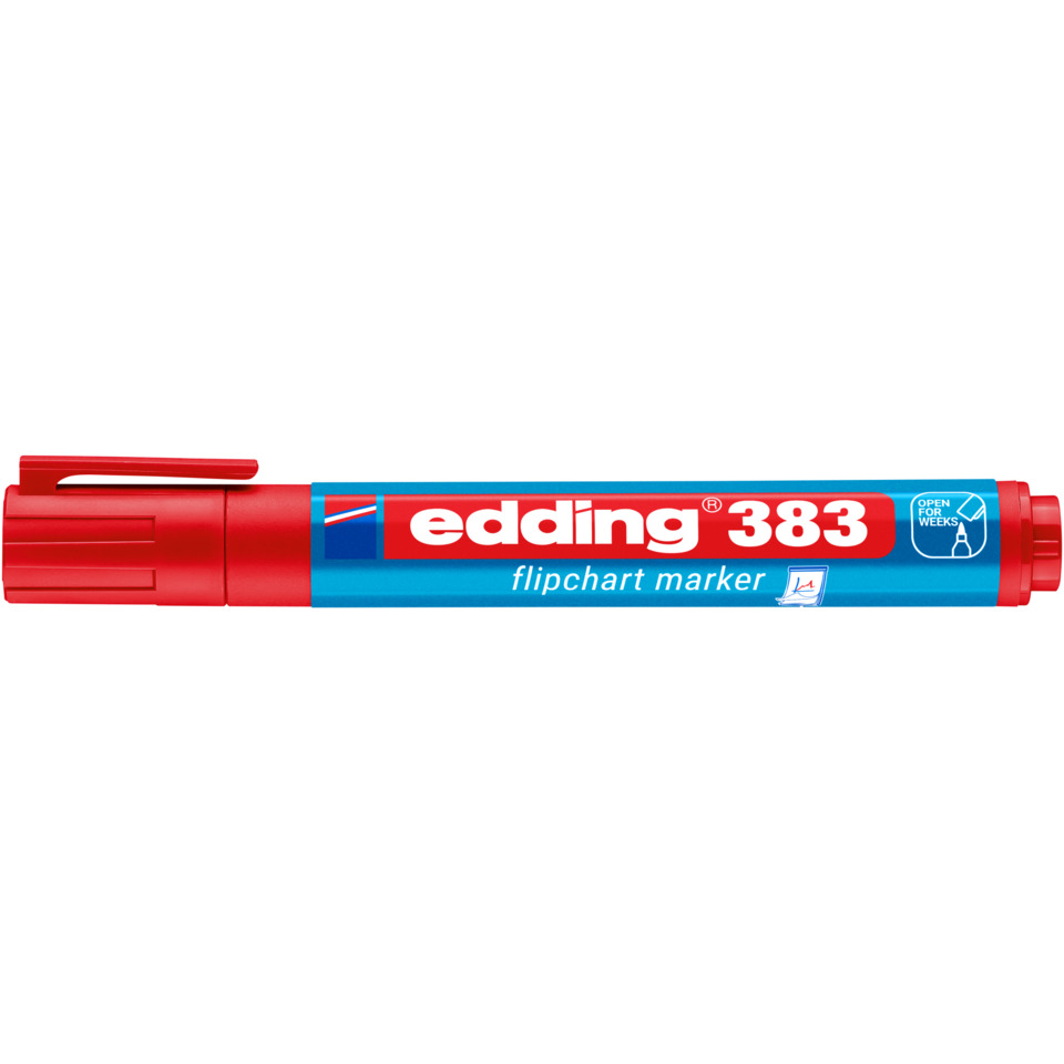 Flipchart-Marker, Marker, Rot, Blau, EDding 383
