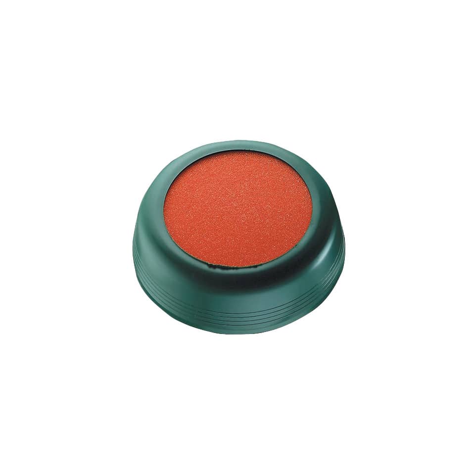 Anfeuchter Ø105 mm, elastische Hülle grün, Schwamm aus Kunststoff orange LÄUFER 70915
