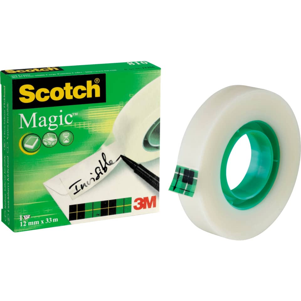 Klebeband, Transparente Beschriftung, Masking Tape, Scotch Magic, 3M Tape