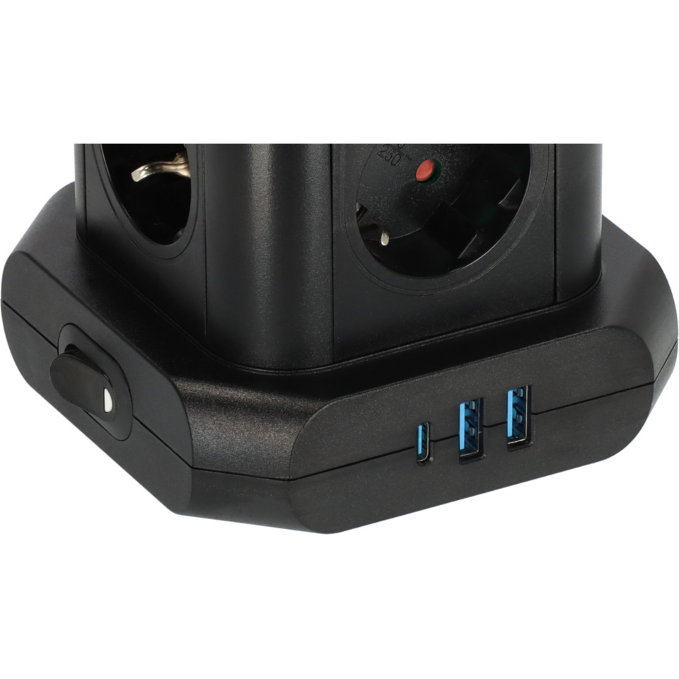 Ladegerät Basisstation, USB-Akkuladegerät, Mehrfach-Landestation, EU-Steckdose, USB-Ports 4