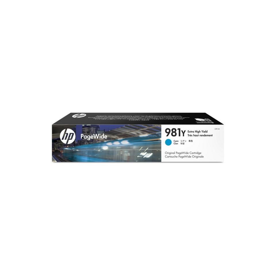 HP PageWide Cartrige, 981y, cyan Tintenpatrone, Tintenpatrone, PageWide