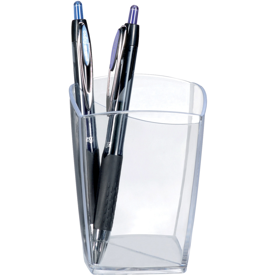 Kugelschreiber, Schreibset, Stift, Metallstift, Transparentbecher
