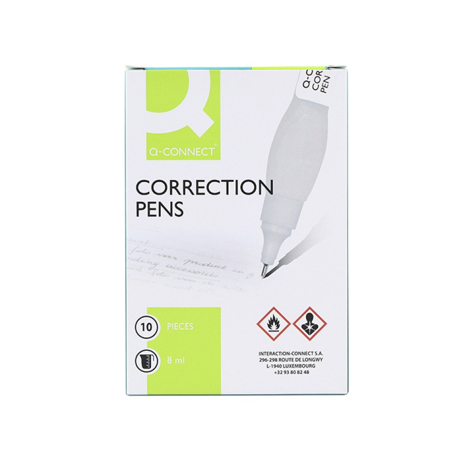 Korrekturstifte, Stift, Tinte, 8 ml, 10 Stück