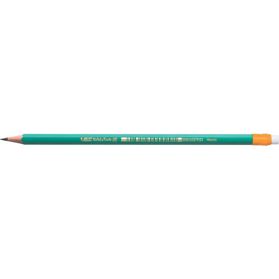 Bleistift, HB, Grün, Radiergummi, Schulschrift