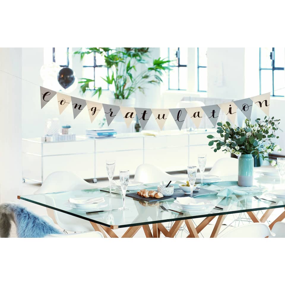 Tisch, Glas, Dekoration, Feier, Banner
