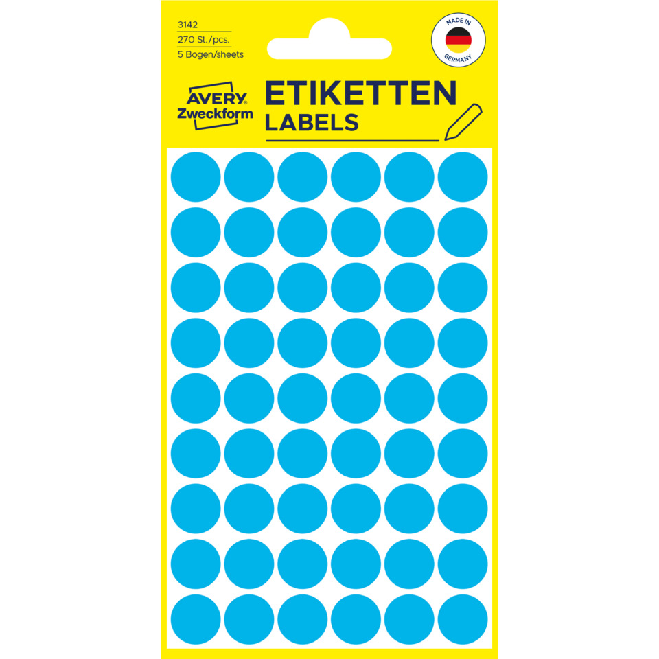 Etiketten, Aufkleber, Runde Punkte, Klebepunkte, Labeling