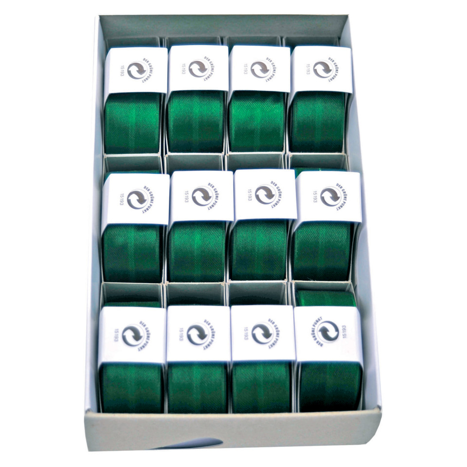 grüner Faden, Fadenrolle, Faden-Spulen, grüne Farbe, Spulen-Box