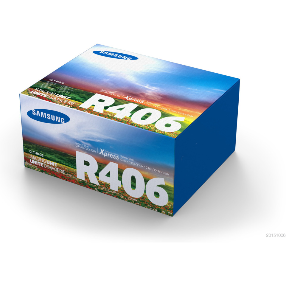 R406, Samsung Box, Druckerbox, Kartonverpackung, Randleuchte
