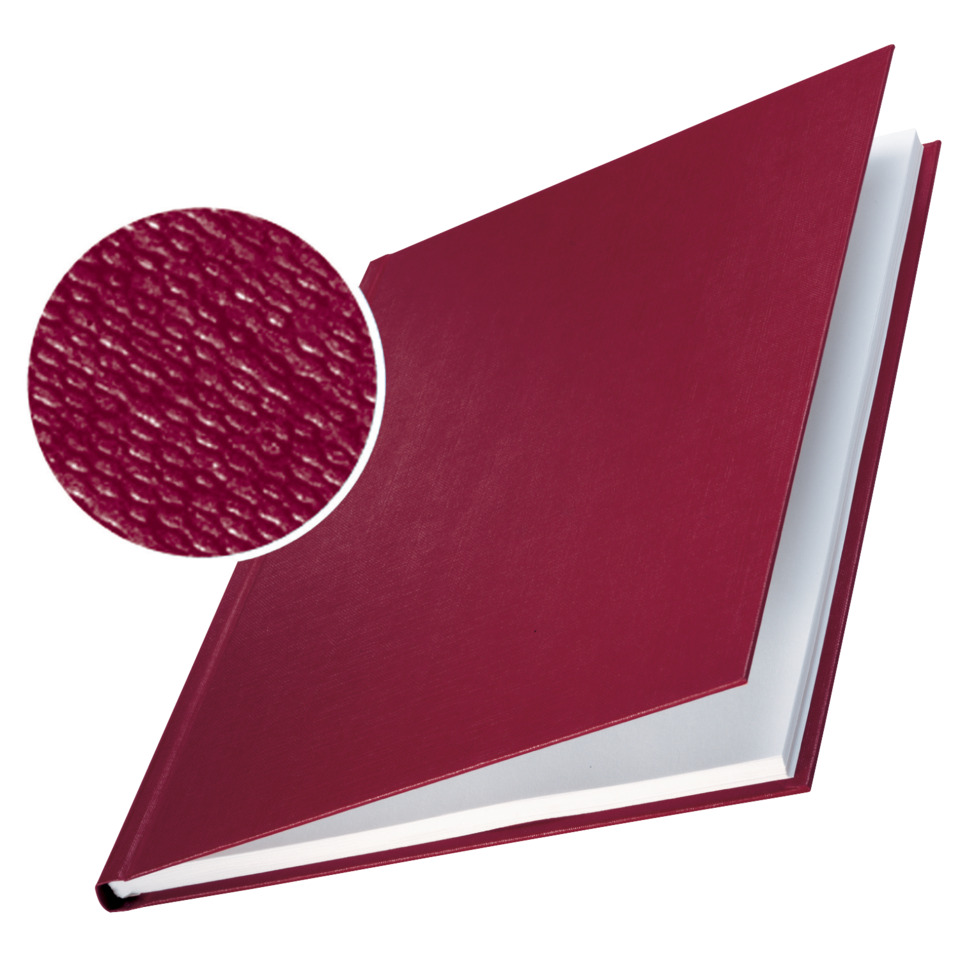 Notizbuch, Samtleder, Rot, Kunstleder, Geklebte Bindung,  Leder, Rot, Sammelband, Notizbuch, Openable