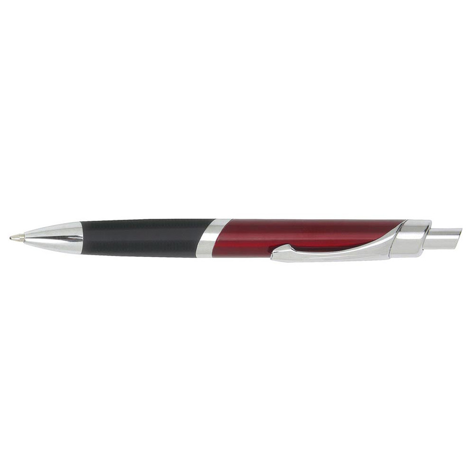 Kugelschreiber, Schreiber, Kappe, Metallclip, Roter Griffon