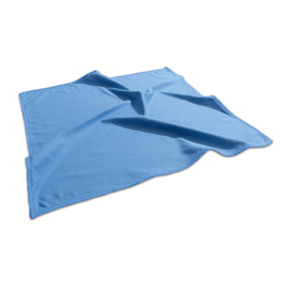 Mikrofasertuch, Tuch, Blau, Glänzend, Stofftuch