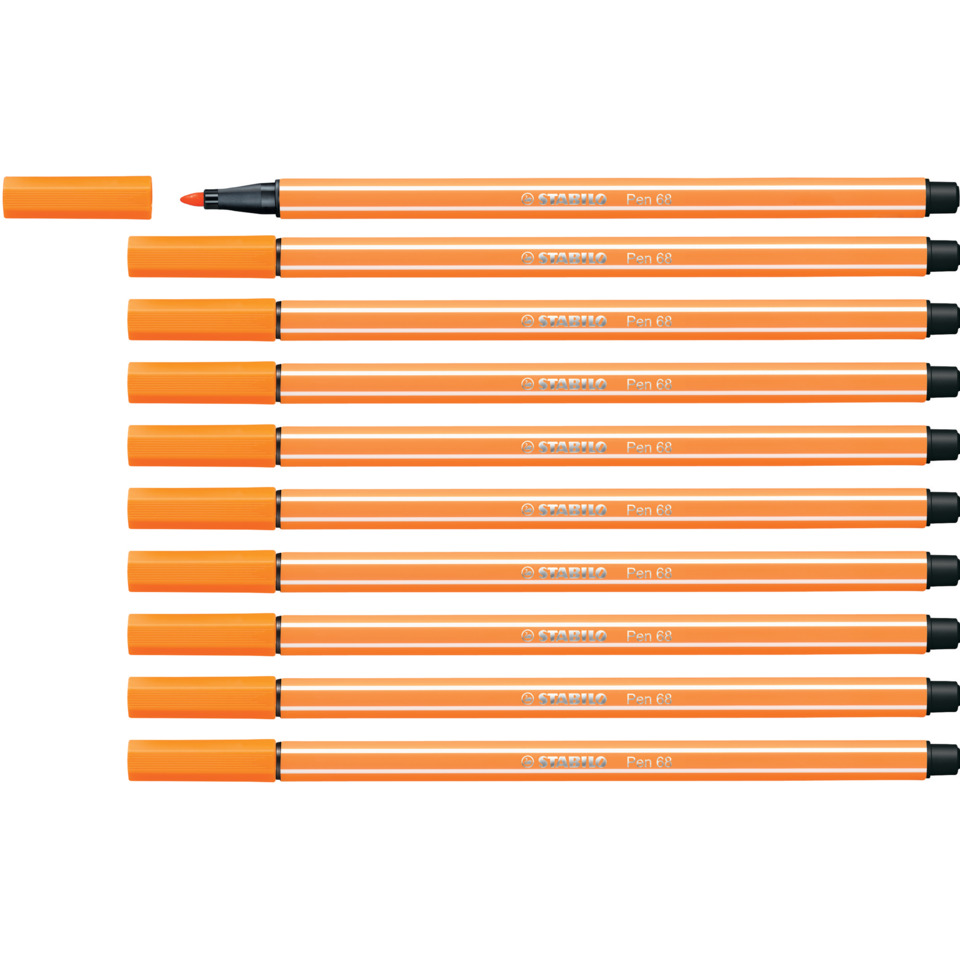 Marker, Oranger Stift, Permanentmarker, Feine Spitze, Filzstift?, orange Pens, Markerstifte, Textmarker, Kugelschreiber, Stifte-Set