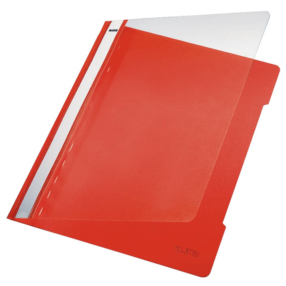 Kartenordner, Ordner, Tagesordner, Rot, Transparent