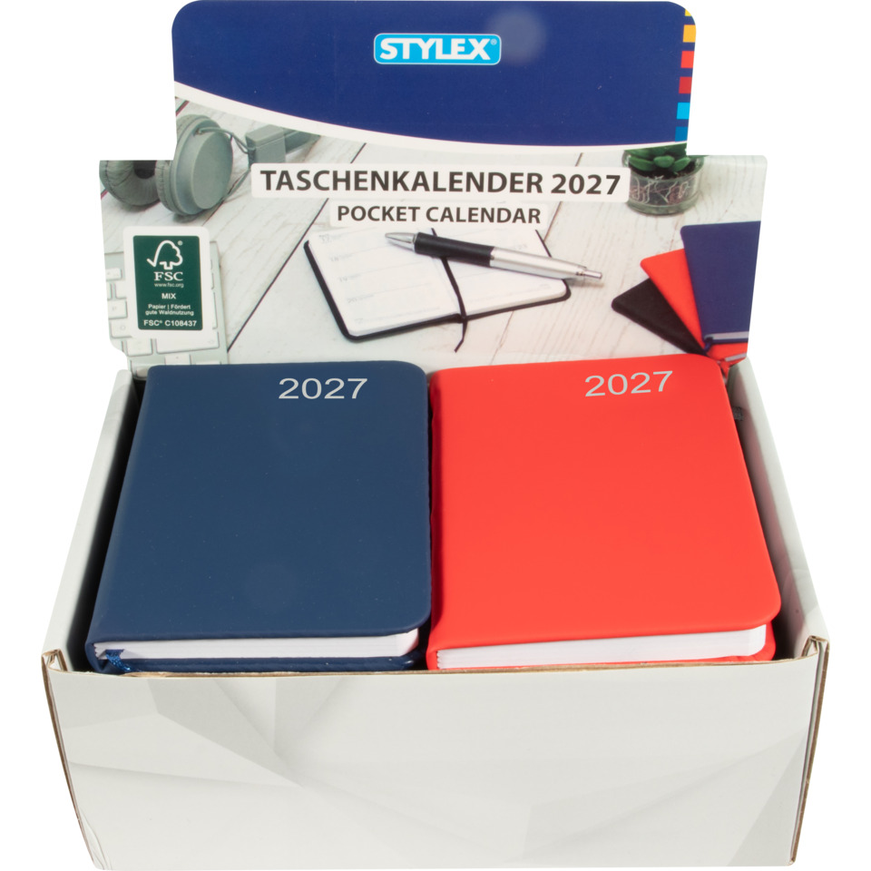  Pocketkalender, 2027, Mini-Kalender, Notizblock, Date-Planer