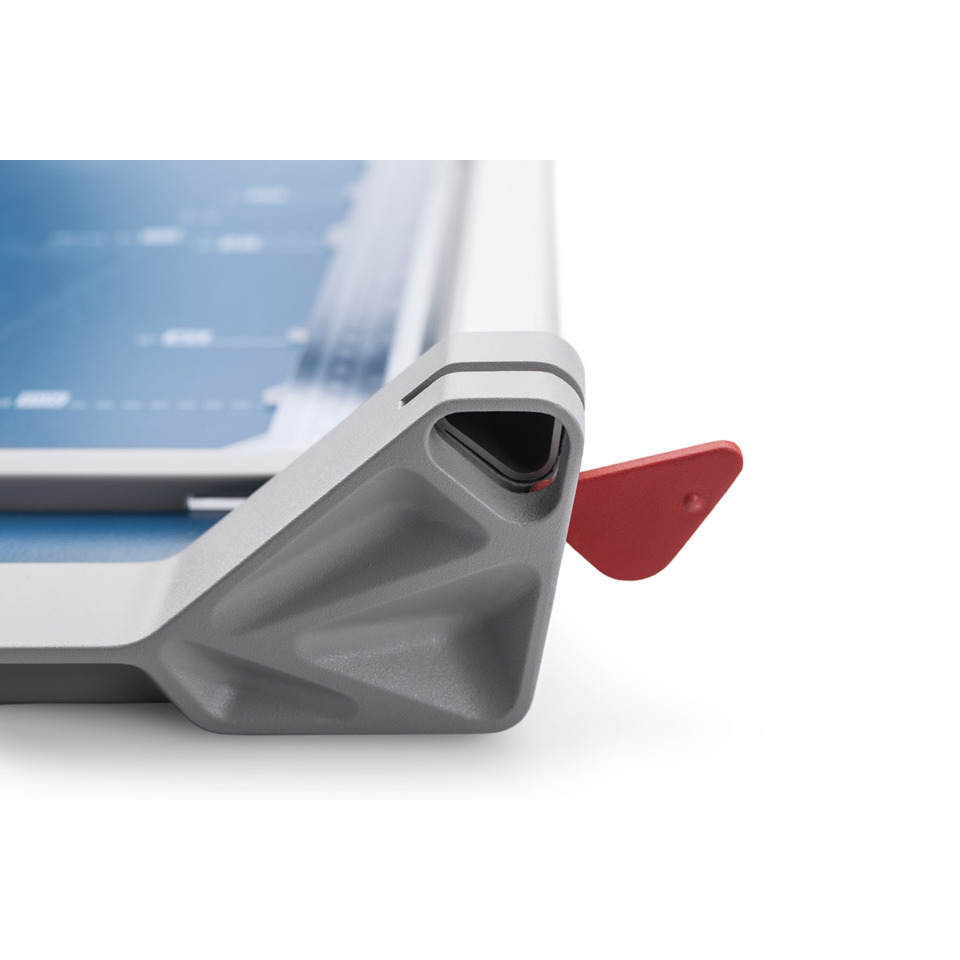 Tablet case, Stand handle, Schutzhülle, roter Reißverschluss/Griff, graue Schale