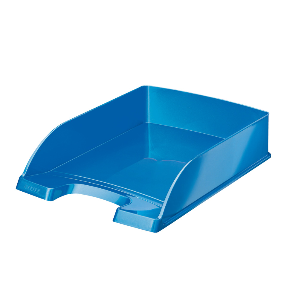 Papierschublade, Aktenablage, Organizer, Blau, Kante geschwungen