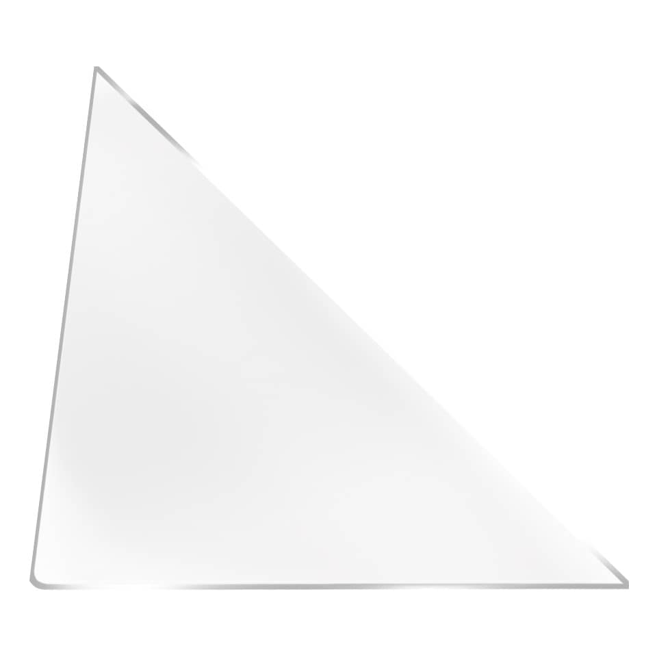 Dreieck, Spiegel, Glas, Paneel, Blatt