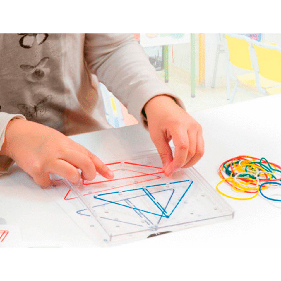Geometrische Formen, Kunstprojekt, Bastelmaterial, Kunststoffdraht, Konstruktionsspielzeug