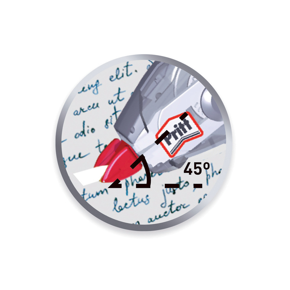 stapler, tacke, Kunststoff, rot, 45 Grad