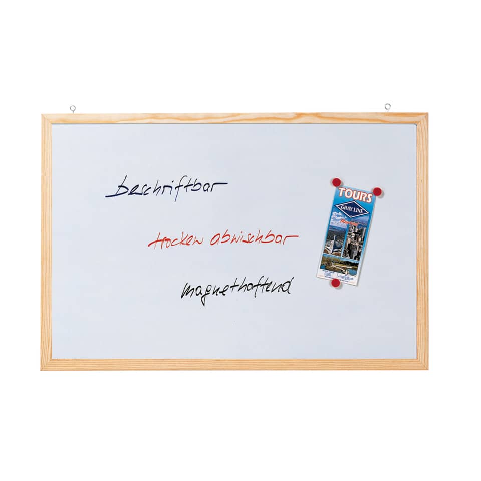 Whiteboard, Holzrahmen, Magnettafel, Gerahmte Whiteboard, Posterhalterung