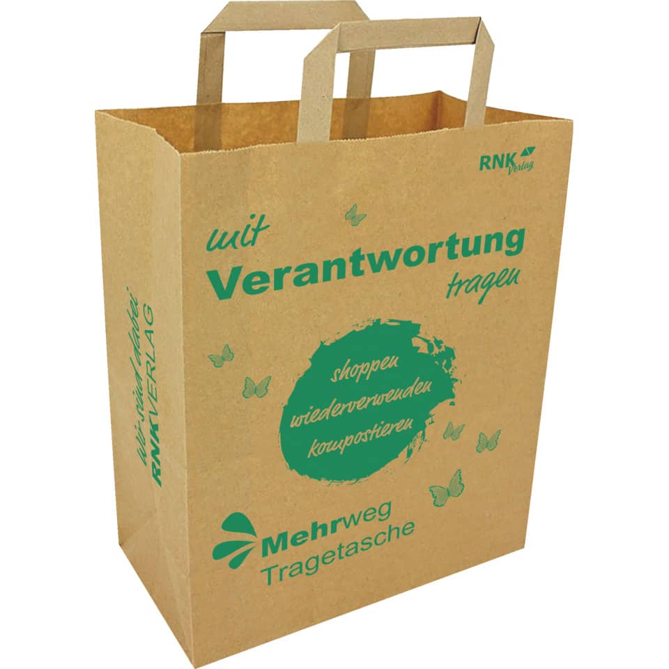 Jute-Tasche, Tragetasche, Papiertasche, Eco-Tasche, Mehrweg