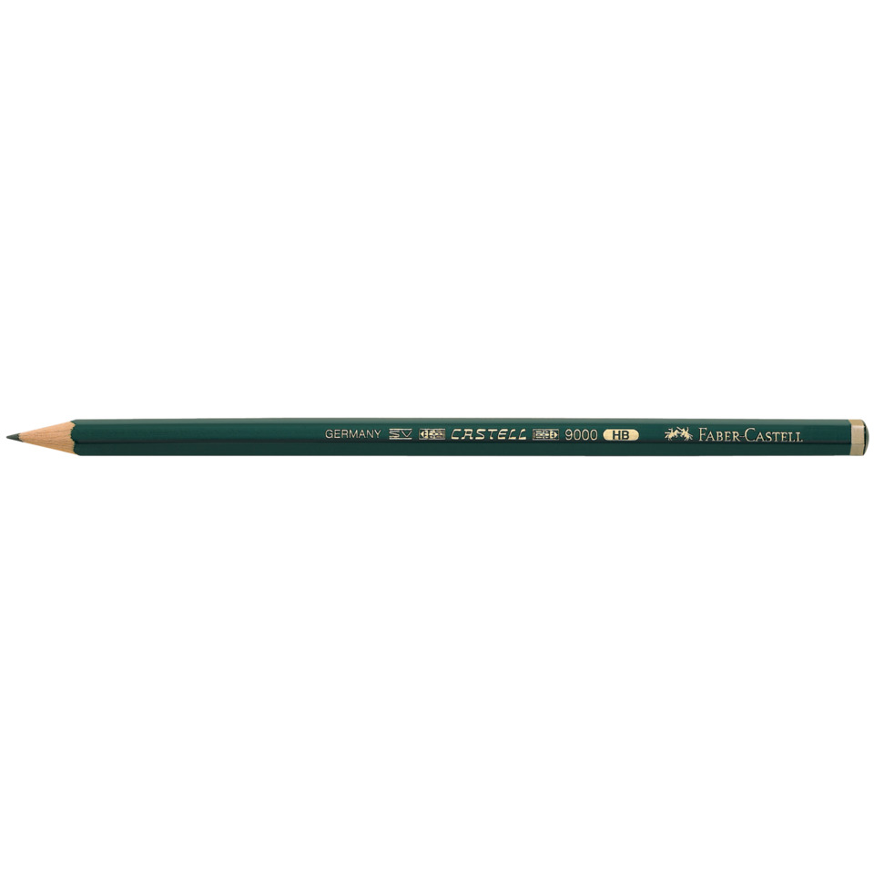 stift, Holzstift, HB-Stift, grüner Stift, Castell
