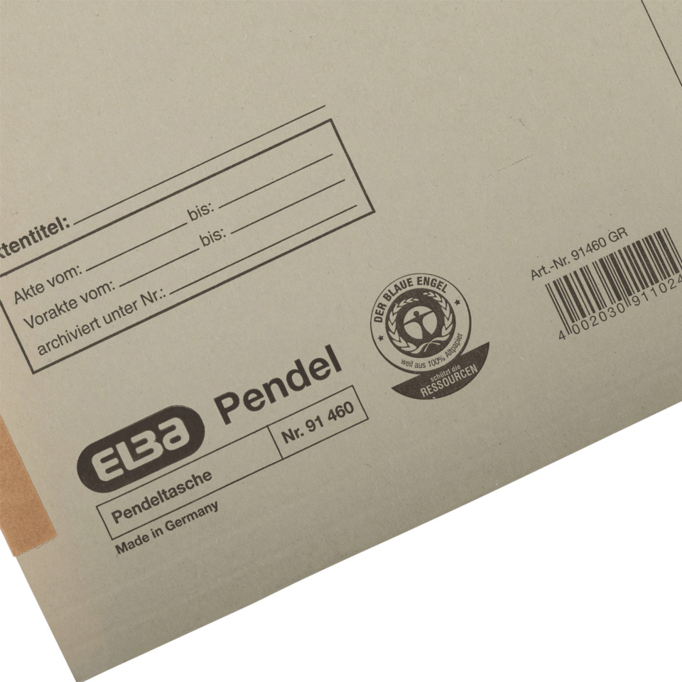 Kartonverpackung, Pendel, Made in Germany, Pendelorder, Barcode