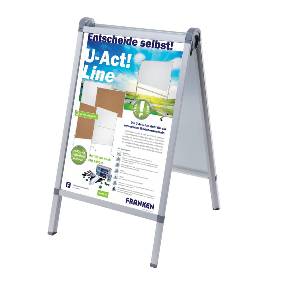 Werbung, Plakat, Weiße Tafel