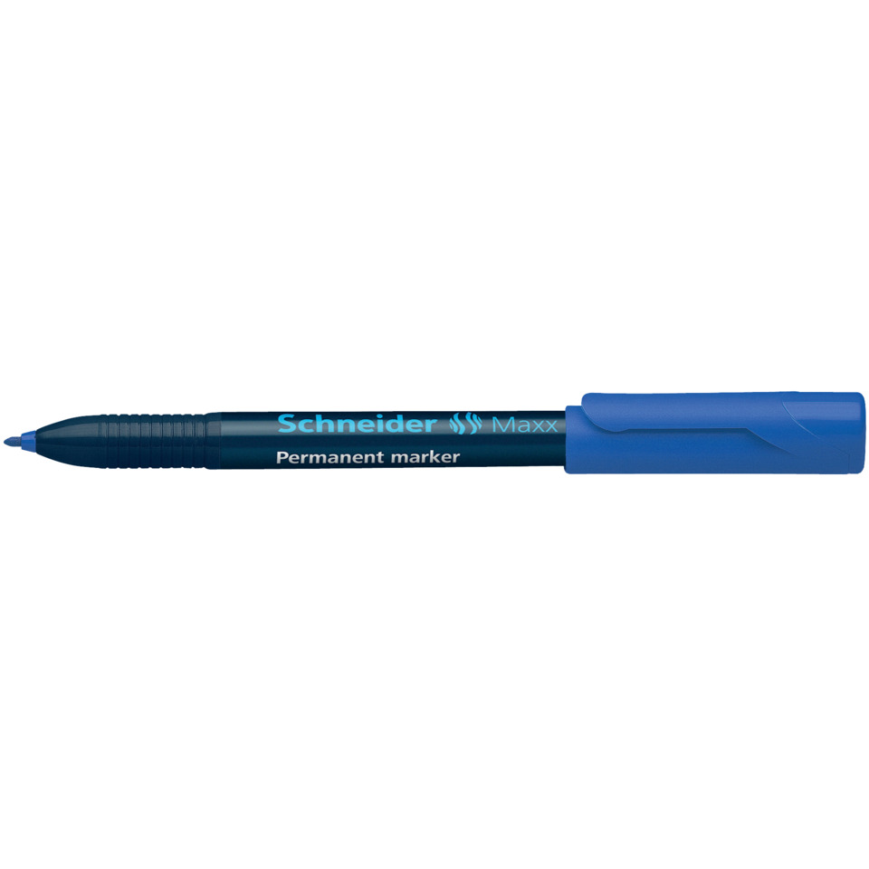 Permanenter Marker, Blauer Marker, Feinspitze, Markerstift, Schneider