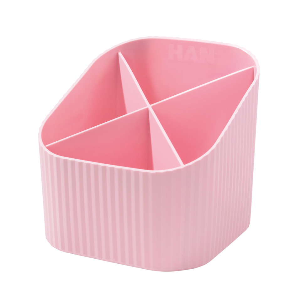 Schreibtisch Organizer, Zwecktrennwand, Pink, Kunststoff, Stifthalter