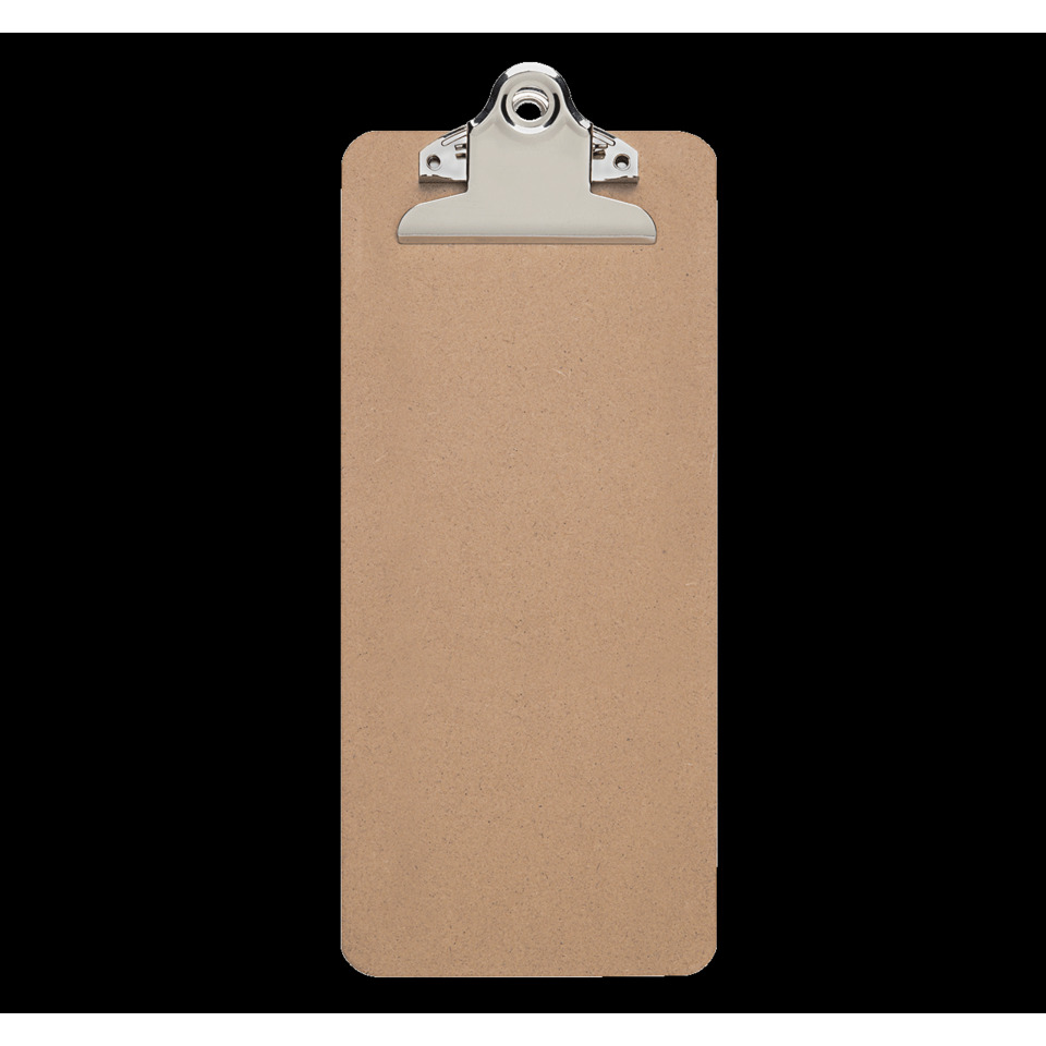 Clipboard, Clip, Klemmbrett, Holzoptik, Clipboard