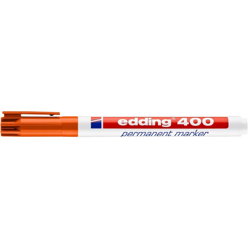 Permanentmarker 400, Rundspitze, nachfüllbar, 1mm, orange EDDING 4-400006