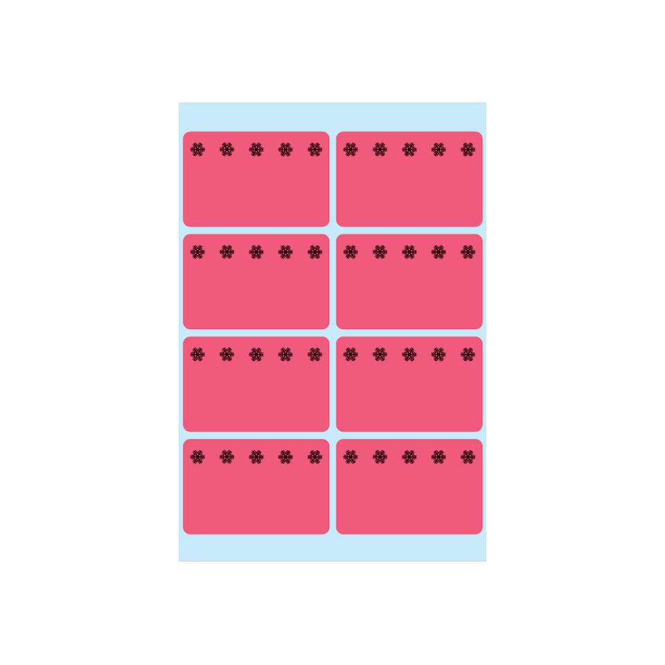 Poster, Aufkleber, Gitter, Pink, Karte