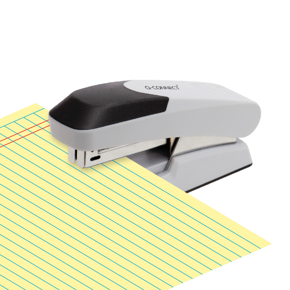 stapler, handstapler, papier, notizblock, linear
