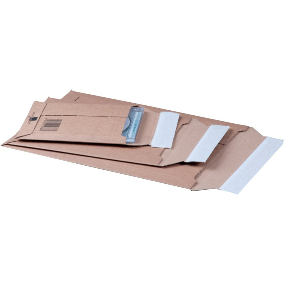 Kartonage, Karton, Luftpolsterfolie, Postversandverpackung, Faltkarton