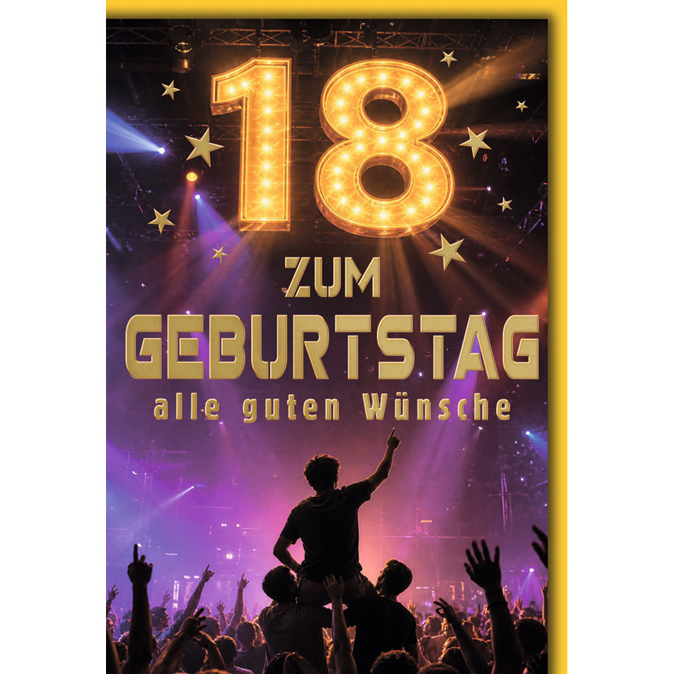 Geburtstag, Beschilderung, Lichter, Konzert, Publikum