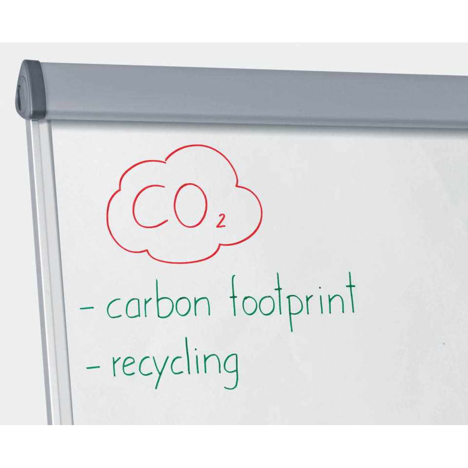 carbon footprint, recycling, whiteboard, tafel whiteboard, umweltzeichen, CO2, carbon footprint, recycling, Whiteboard, Tafelnote