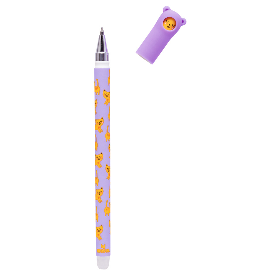 Bleistift, Klein, Kinderbedarf, Katzenprint, lila