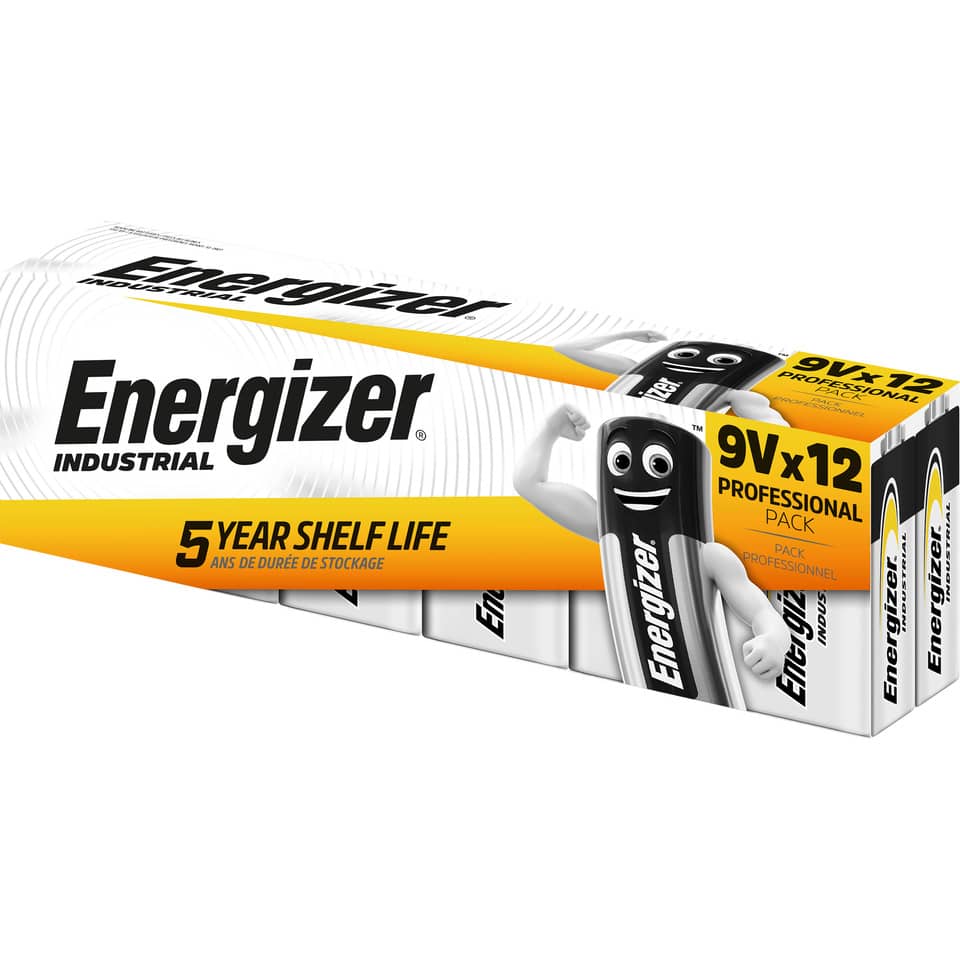Energizer, Industrie, 9V Akku, Batterien Pack, Langzeitbatterien
